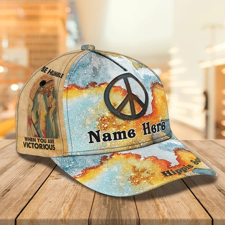 Personalized Sunflowers Hippie Cap 3D All Over Prints for Hippie Girl/ Hippie Man Cap Hat