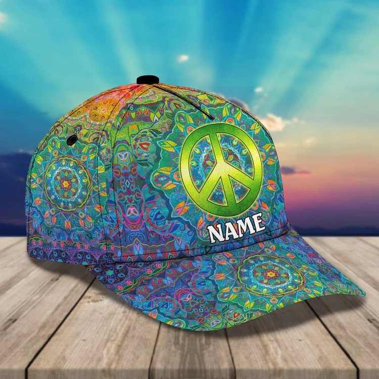 Hippie Music Personalized Hippie Cap 3D Classic Cap for Hippie Lovers for Girls