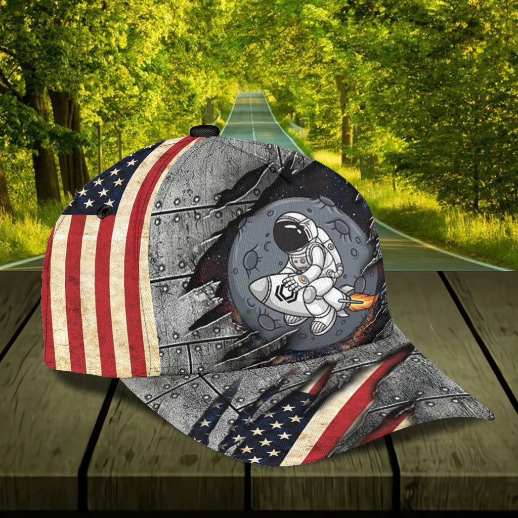 Personalized Astronaut Classic Cap/ 3D Over Printed Cap Hat for Astronaut