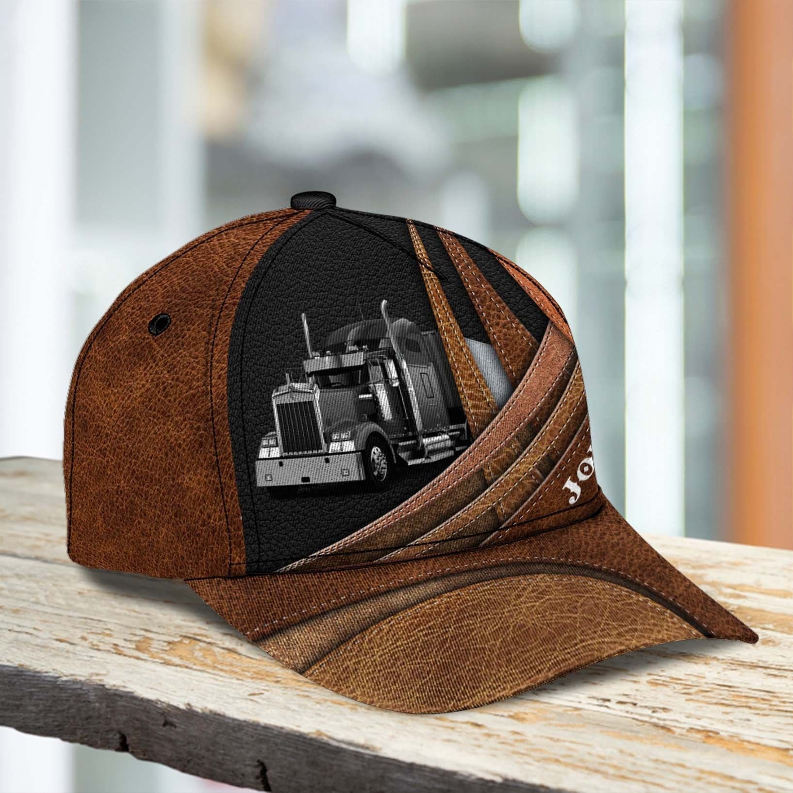 Personalized Truck Driver Cap 3D All Over Prints for Trucker/ Gift for Dad Birthday/ Father