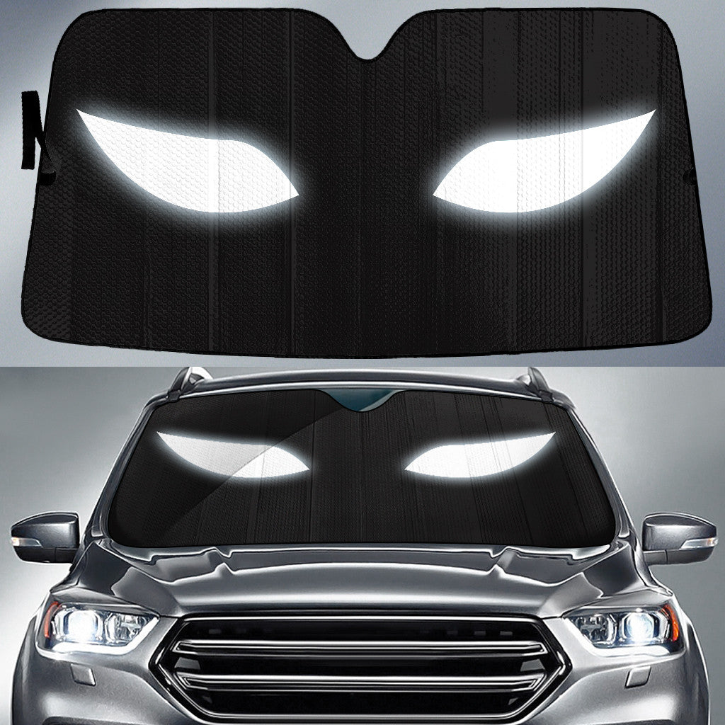 Black Circle Evil Eyes Printed Car Sun Shades Cover Auto Windshield Coolspod