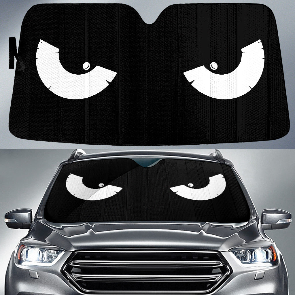Evil Eyes In The Dark Simple Printed Car Sun Shades Cover Auto Windshield Coolspod