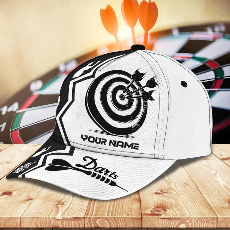 Personalized Dart 3D All Over Printed Baseball Cap/ Water and Fire Art Dart Hat for Dart Lovers