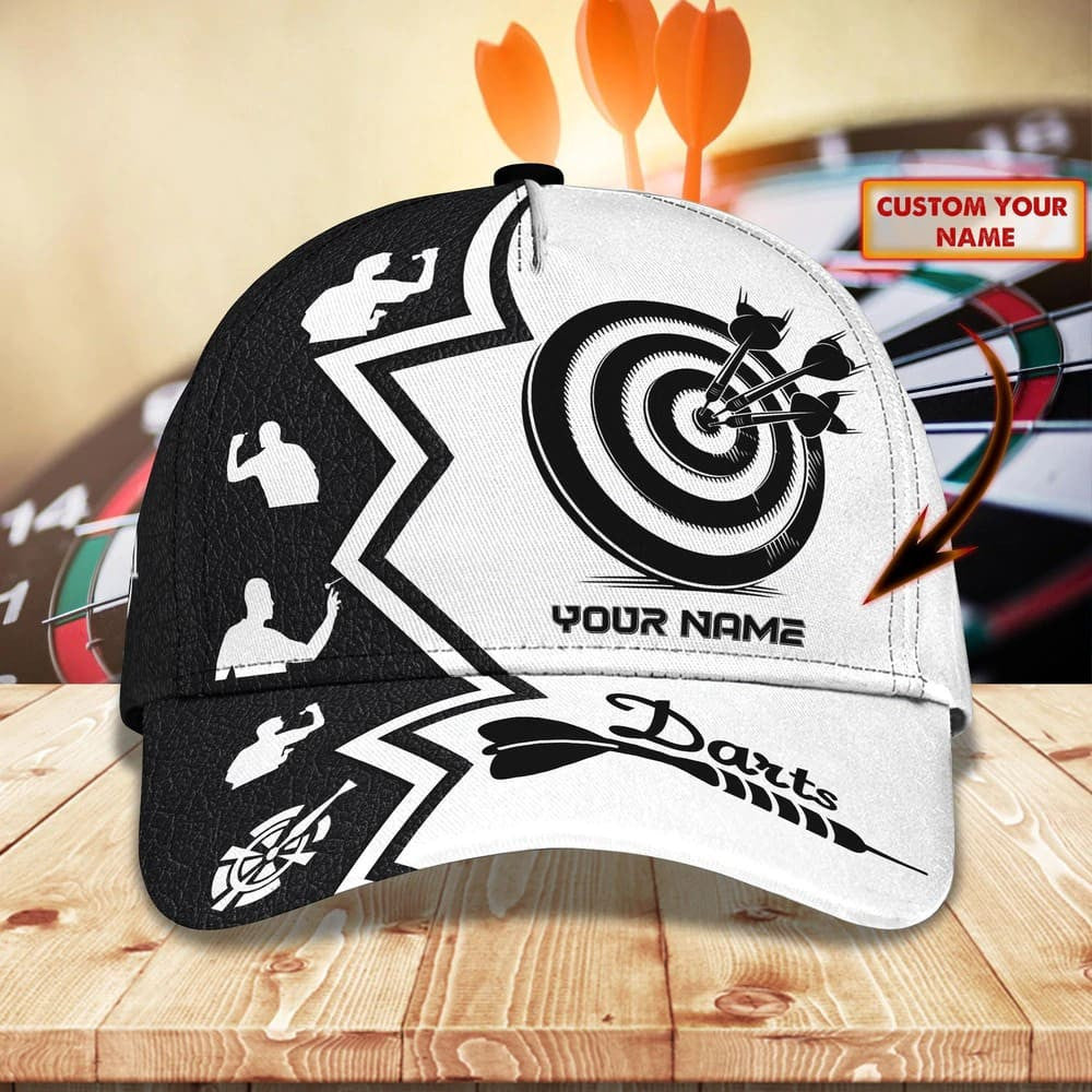 Customized Darts 3D Baseball Cap for Men and Women Who loves Dart/ Gift for Dart Loves