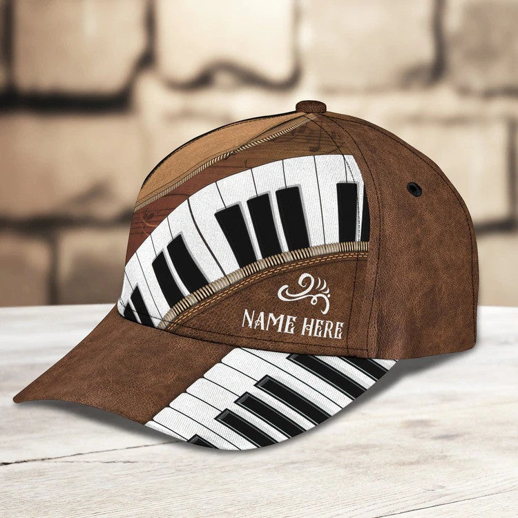 Personalized Piano Cap/ In music I get to lose my mind Piano Cap for girl
