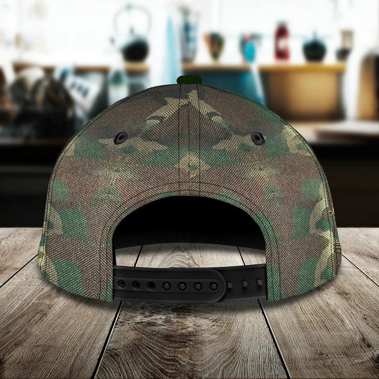 Personalized Skull Army Cap/ Army 3D All Over Printed Hat for Man/ Army Dad Cap