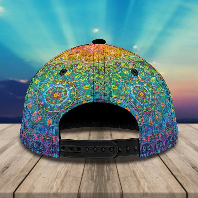 Personalized Tie Dye Hippie 3D Baseball Cap for Hippie Girl/ Hippie Hat for Her