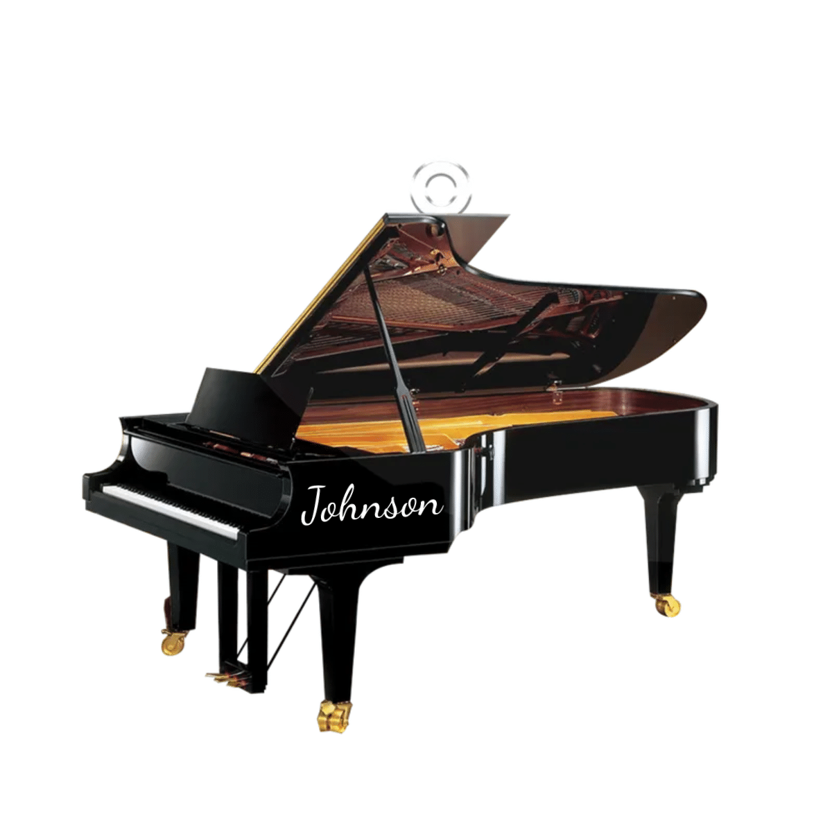 Personalized Piano Acrylic Keychain for Piano Player/ Gift for Daughter and Son Piano Keychain