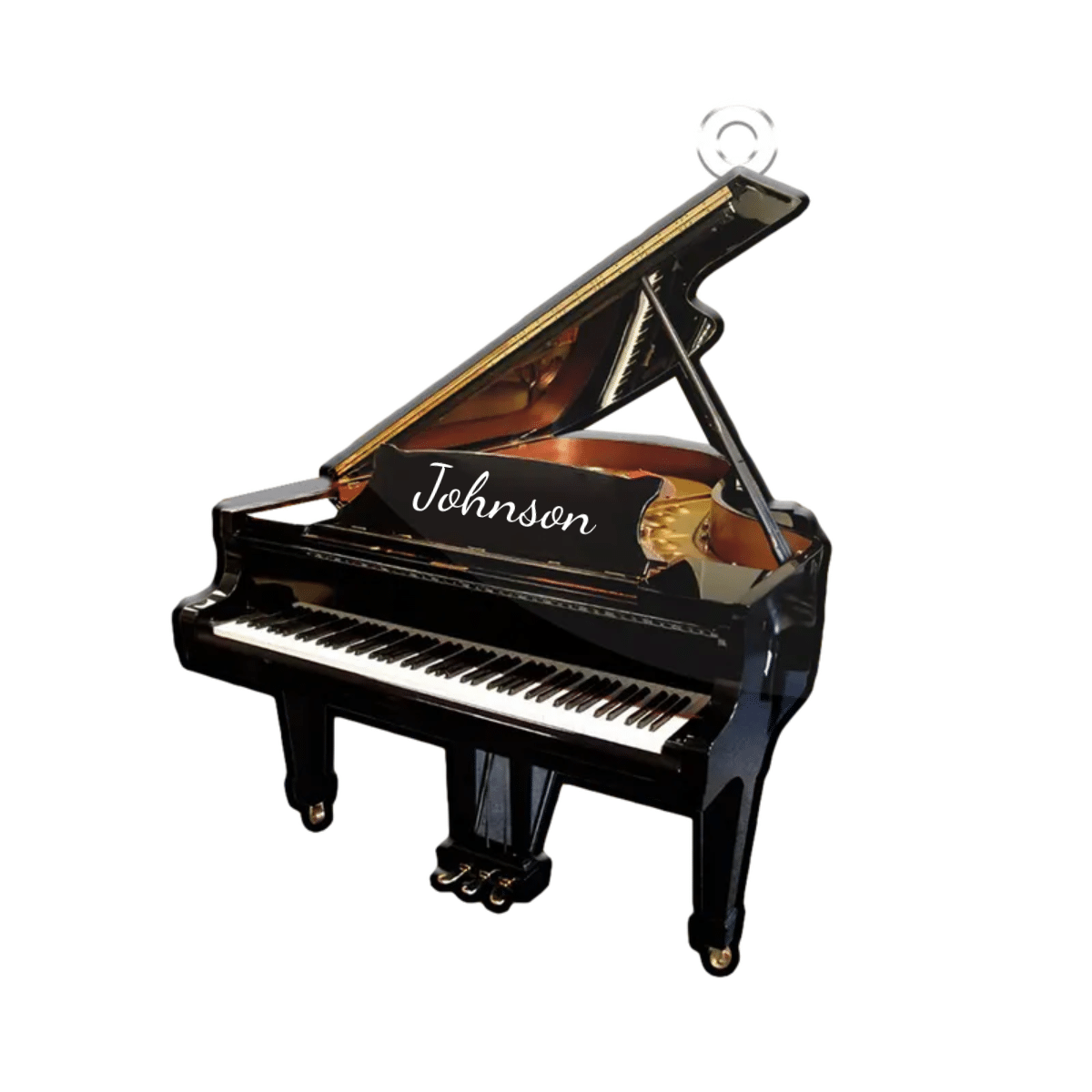 Personalized Piano Acrylic Keychain for Piano Player/ Gift for Daughter and Son Piano Keychain