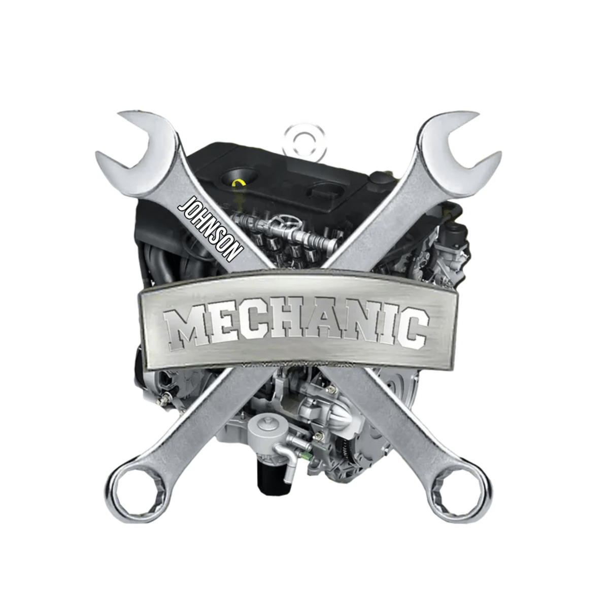 New Release Personalized Mechanic Acrylic Keychain for Mechanic