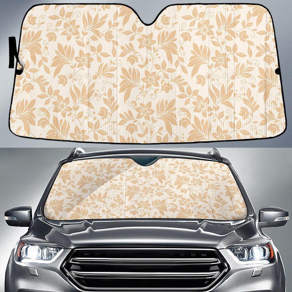 Classical Luxury Old Fashioned Floral Printed Car Sun Shades Cover Auto Windshield Coolspod