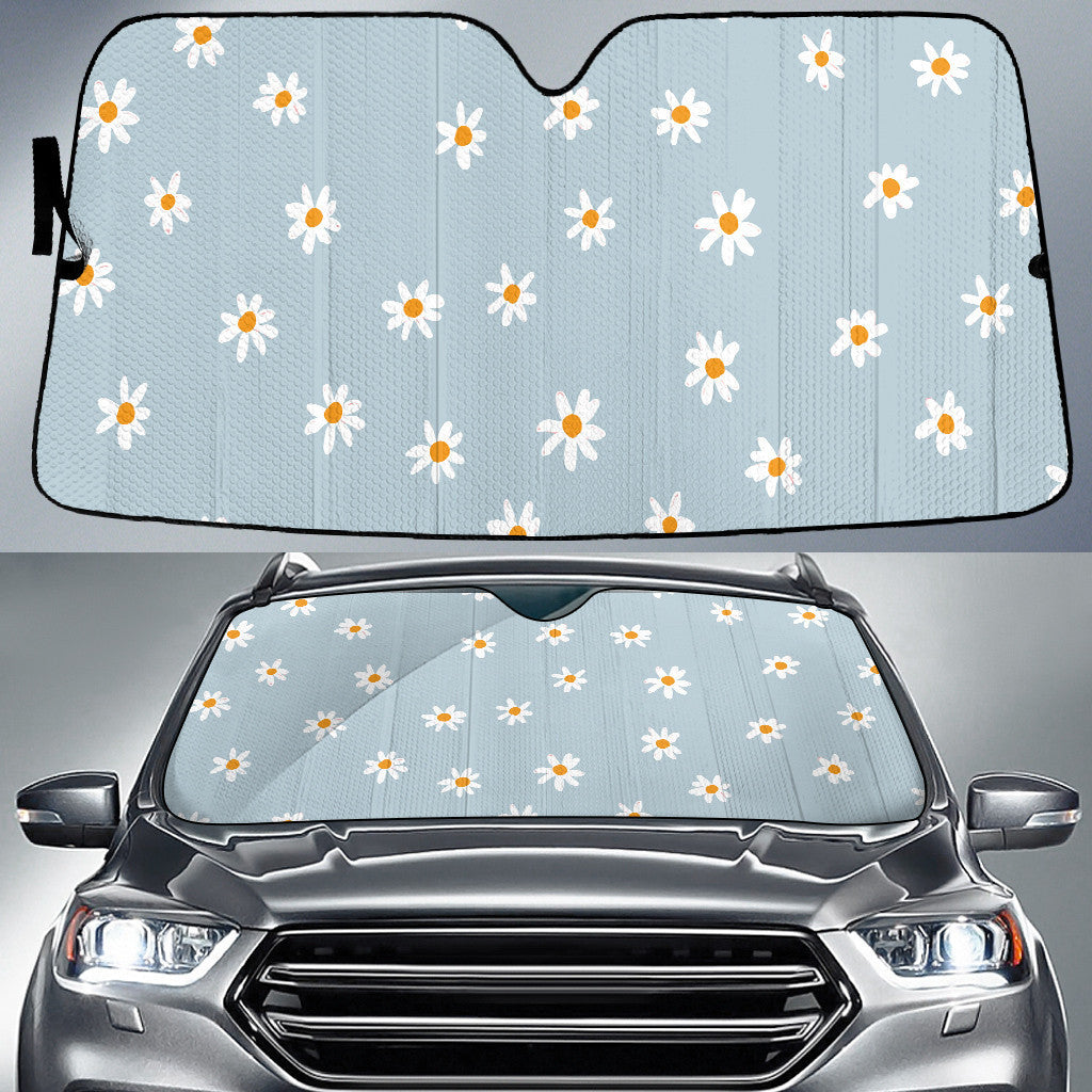 Flower Background Cute Printed Car Sun Shades Cover Auto Windshield Coolspod
