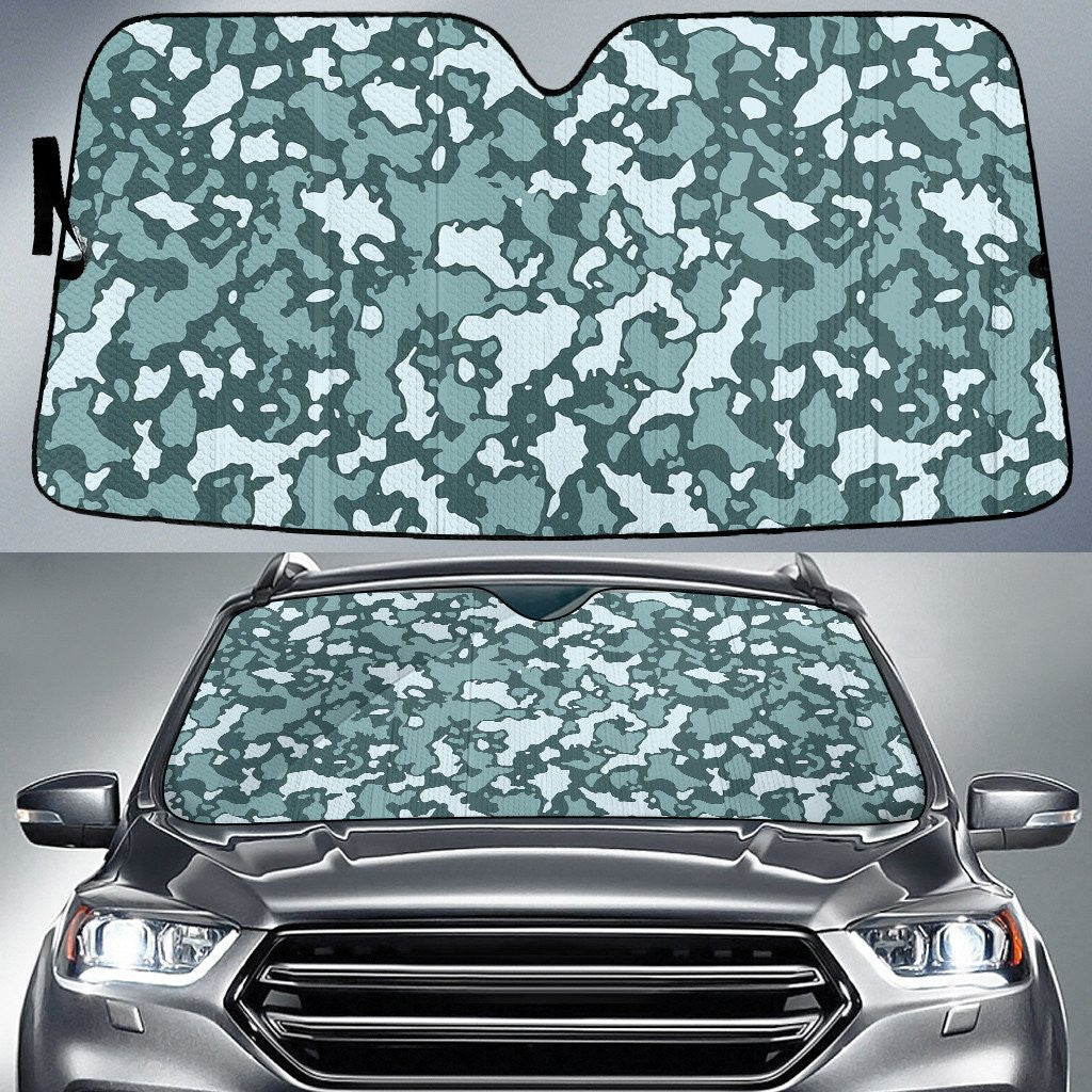 Military Leaf Shaped Camo Pattern Printed Car Sun Shades Cover Auto Windshield Coolspod