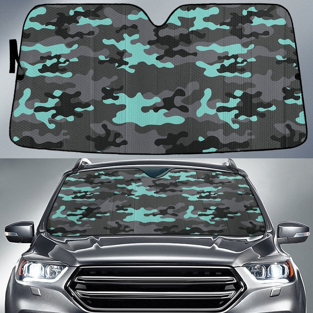 Military Leaf Baby Bluecamo Pattern Printed Car Sun Shades Cover Auto Windshield Coolspod