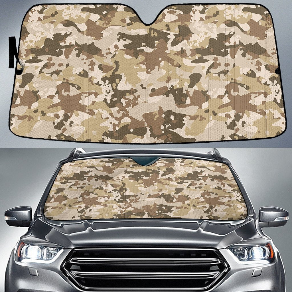 Military Leaf Camo Pattern Style Printed Car Sun Shades Cover Auto Windshield Coolspod
