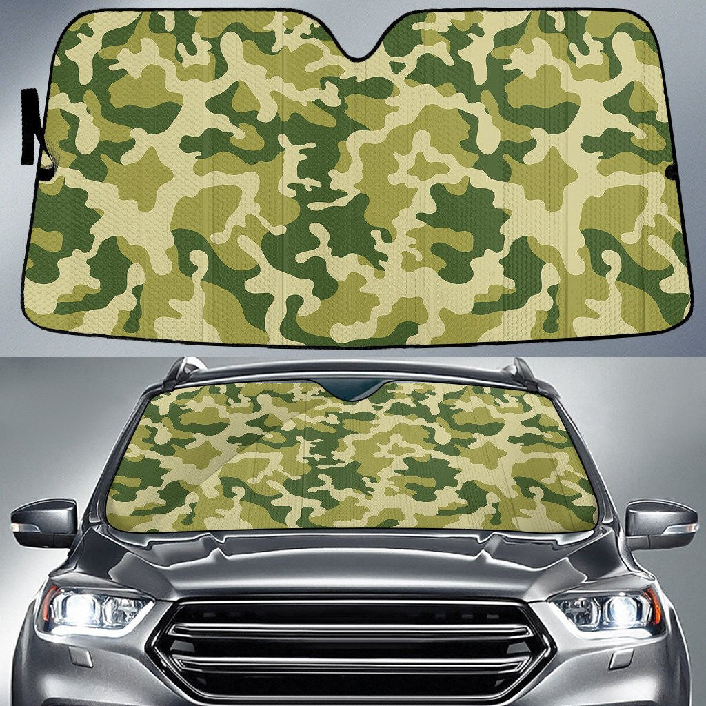 Military Leaf Camo Pattern Design Printed Car Sun Shades Cover Auto Windshield Coolspod