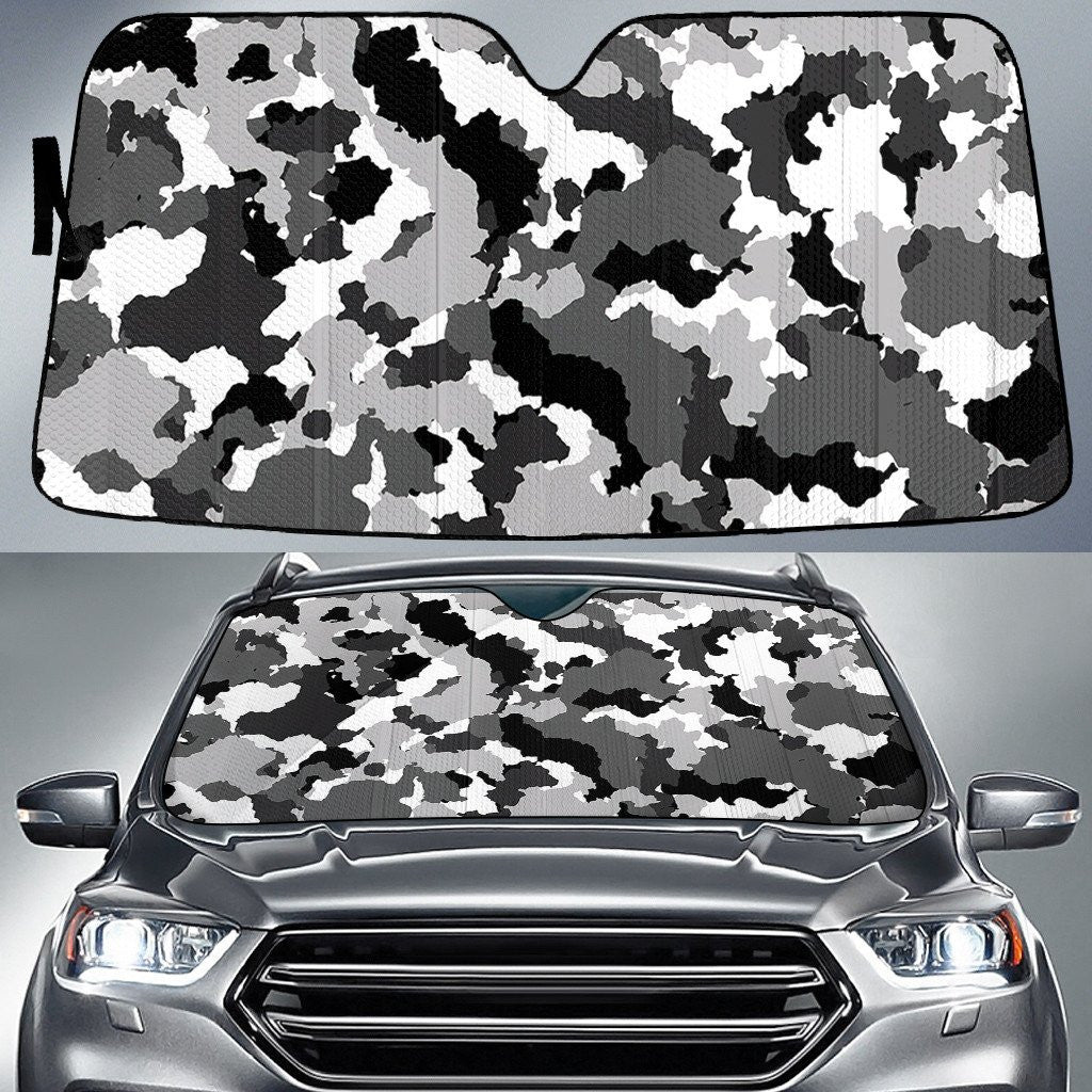 Military Leaf Digital Camo Pattern Printed Car Sun Shades Cover Auto Windshield Coolspod