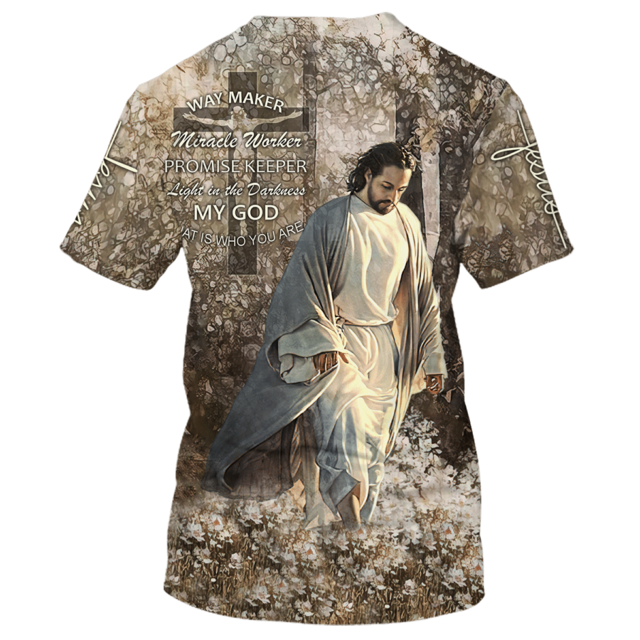 Way Maker Miracle Worker My God T Shirt Christian Shirt Jesus Lover Gifts