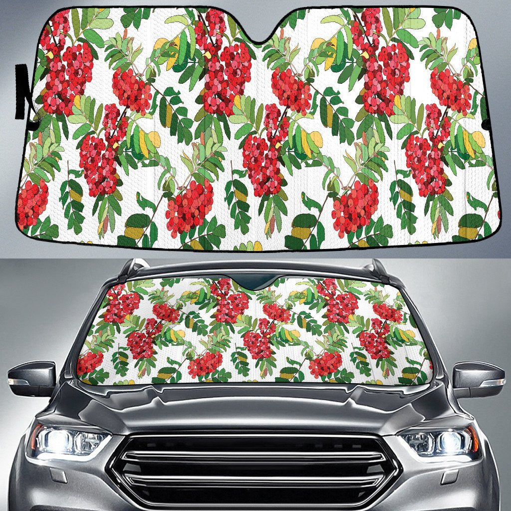 Red Ohe Naupaka Flowering Shrub Car Sun Shades Cover Auto Windshield Coolspod