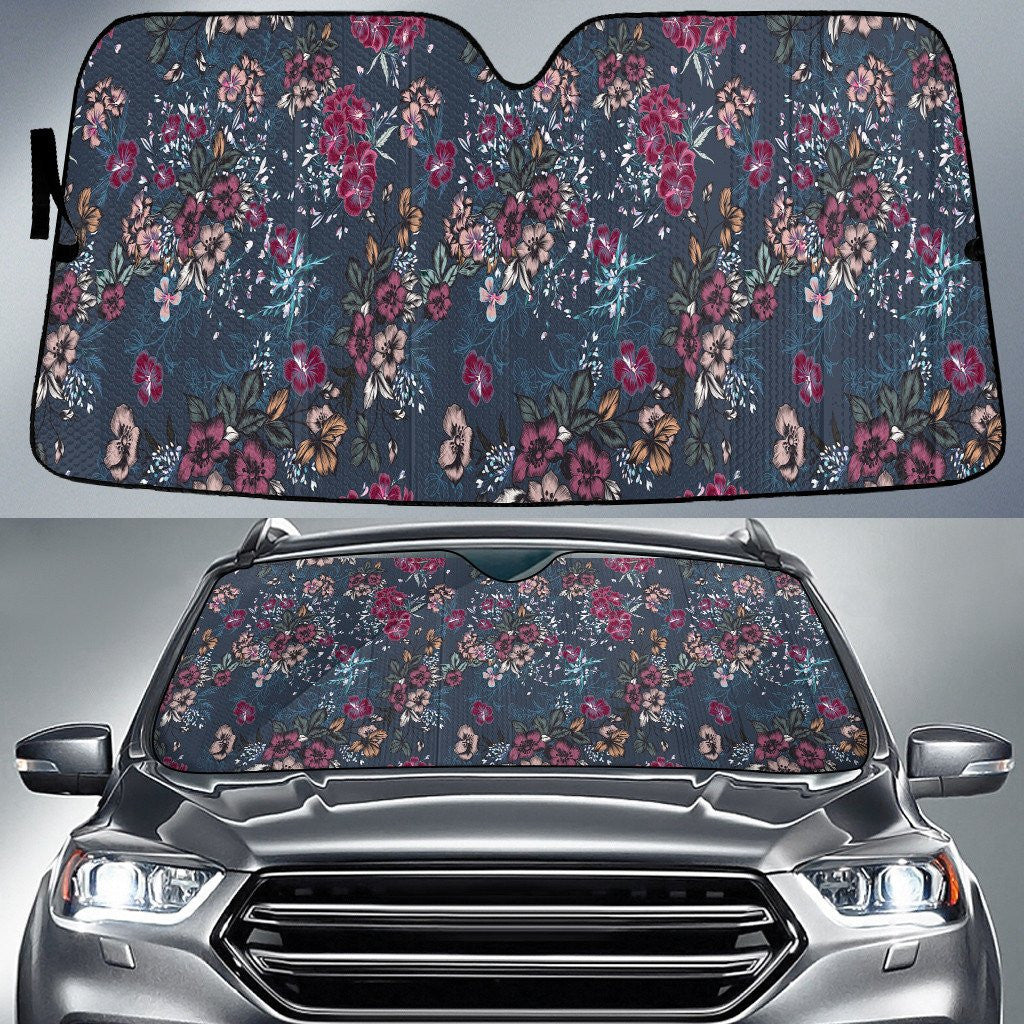 Dry And Fresh Chinese Hibiscus Flower Car Sun Shades Cover Auto Windshield Coolspod