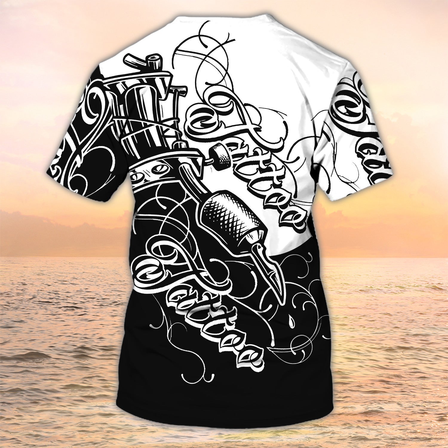 Tattoo Camo/ Tattooist Tshirts/ Tattoo Style Shirt/ Custom T Shirt Uniform Tattoo Shop