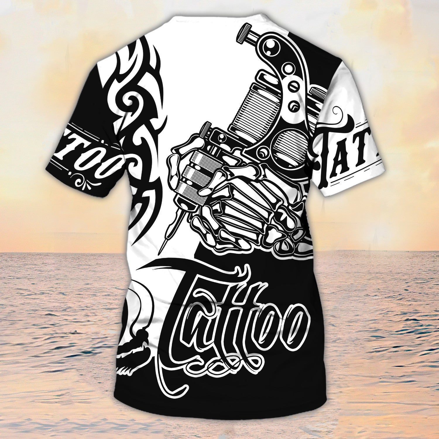 Skull Tattoo Tee Shirt/ Tattooist Tshirts/ Tattoo Style Shirt/ Custom T Shirt Tattoo Men Women
