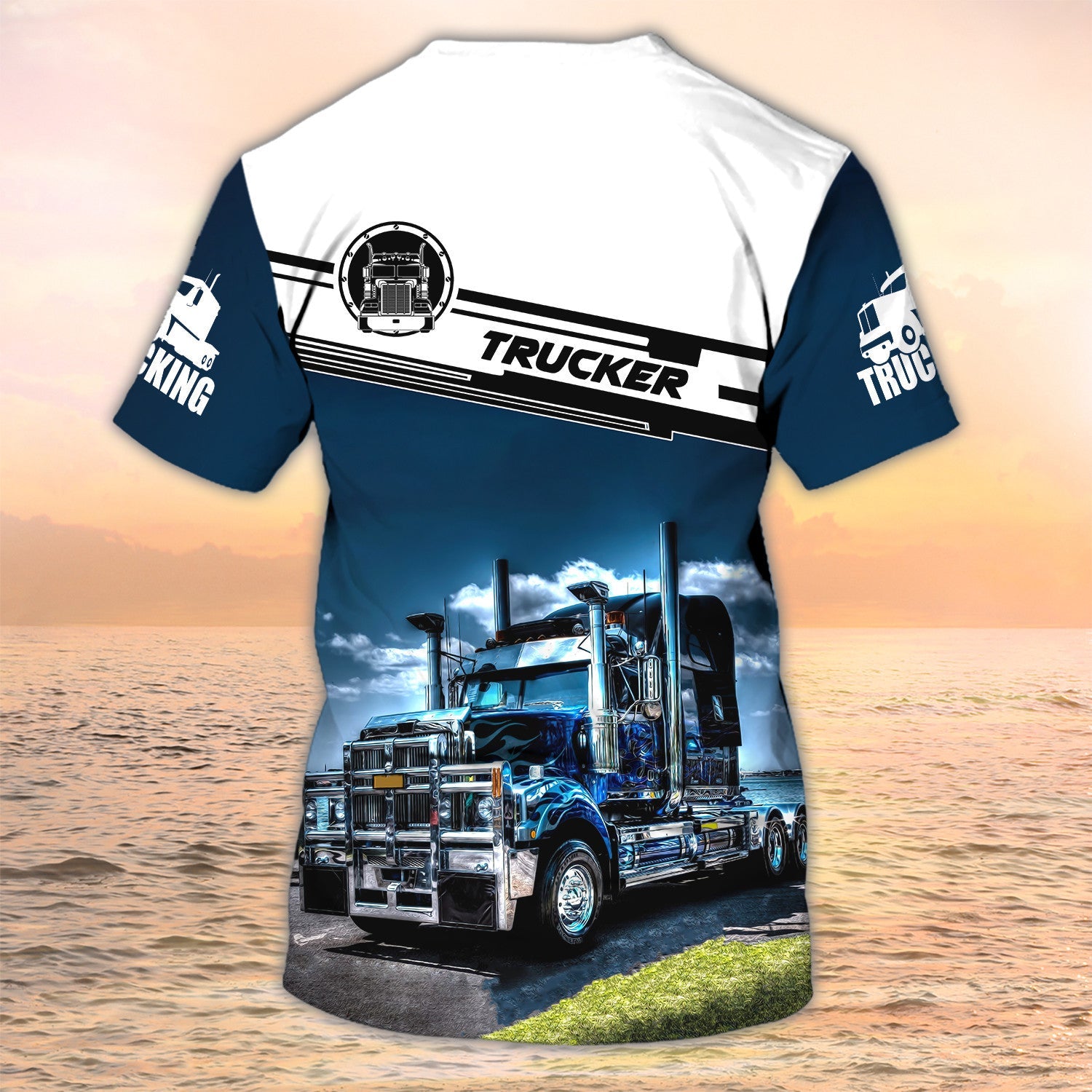 Custom Name Tow Truck Driver Shirts Big Truck T Shirts Truck Driver Gift