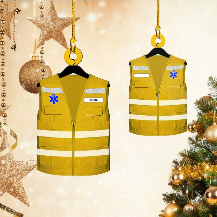 Personalized EMS EMT Paramedic Acrylic Ornament/ Paramedic Custom Shape Ornament
