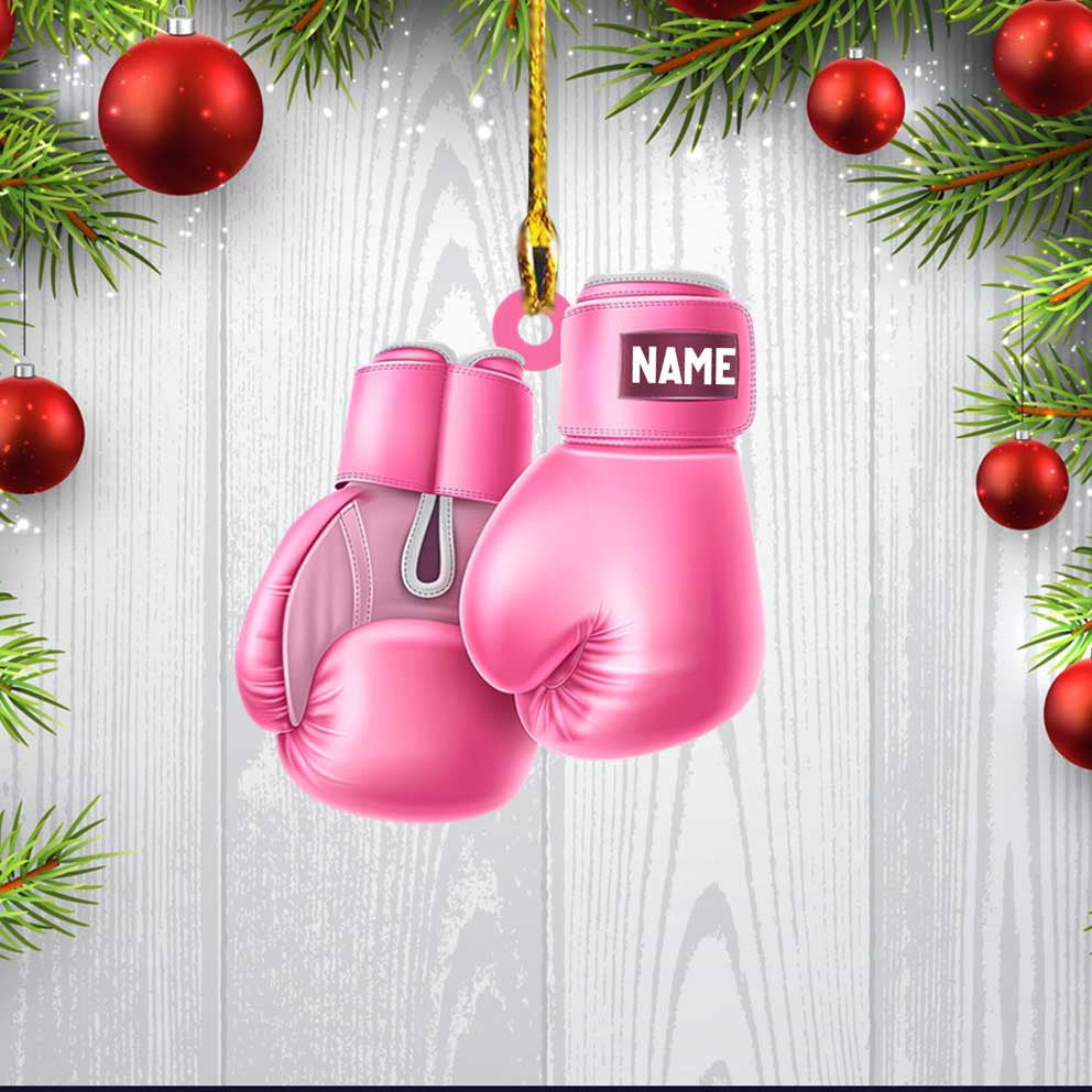 Personalized Boxing Custom Shaped Acrylic Ornament for Boxing Lovers