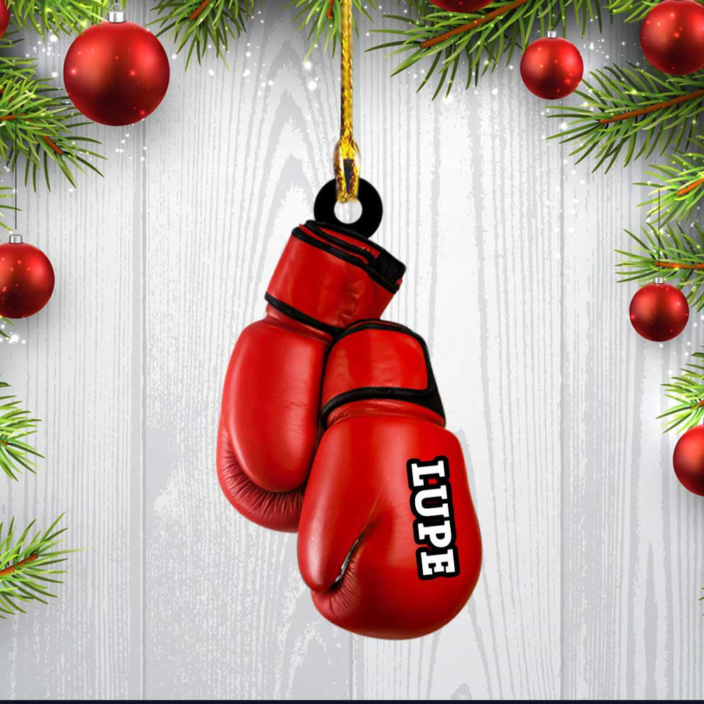 Personalized Boxing Custom Shaped Acrylic Ornament for Boxing Lovers