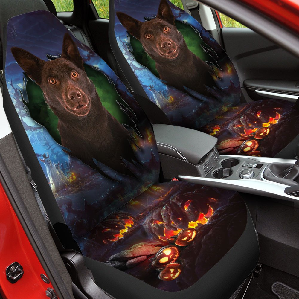 Australian Kelpie Halloween Car Seat Covers