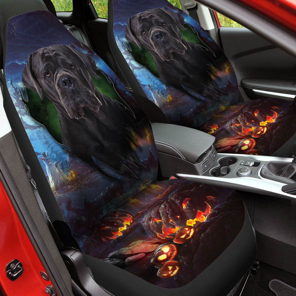 Cane Corso Dog Halloween Car Seat Covers