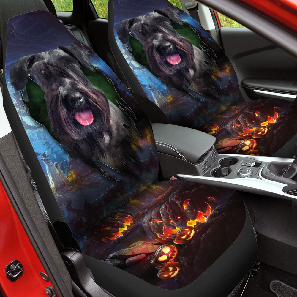 Cesky Terrier Dog Halloween Car Seat Covers
