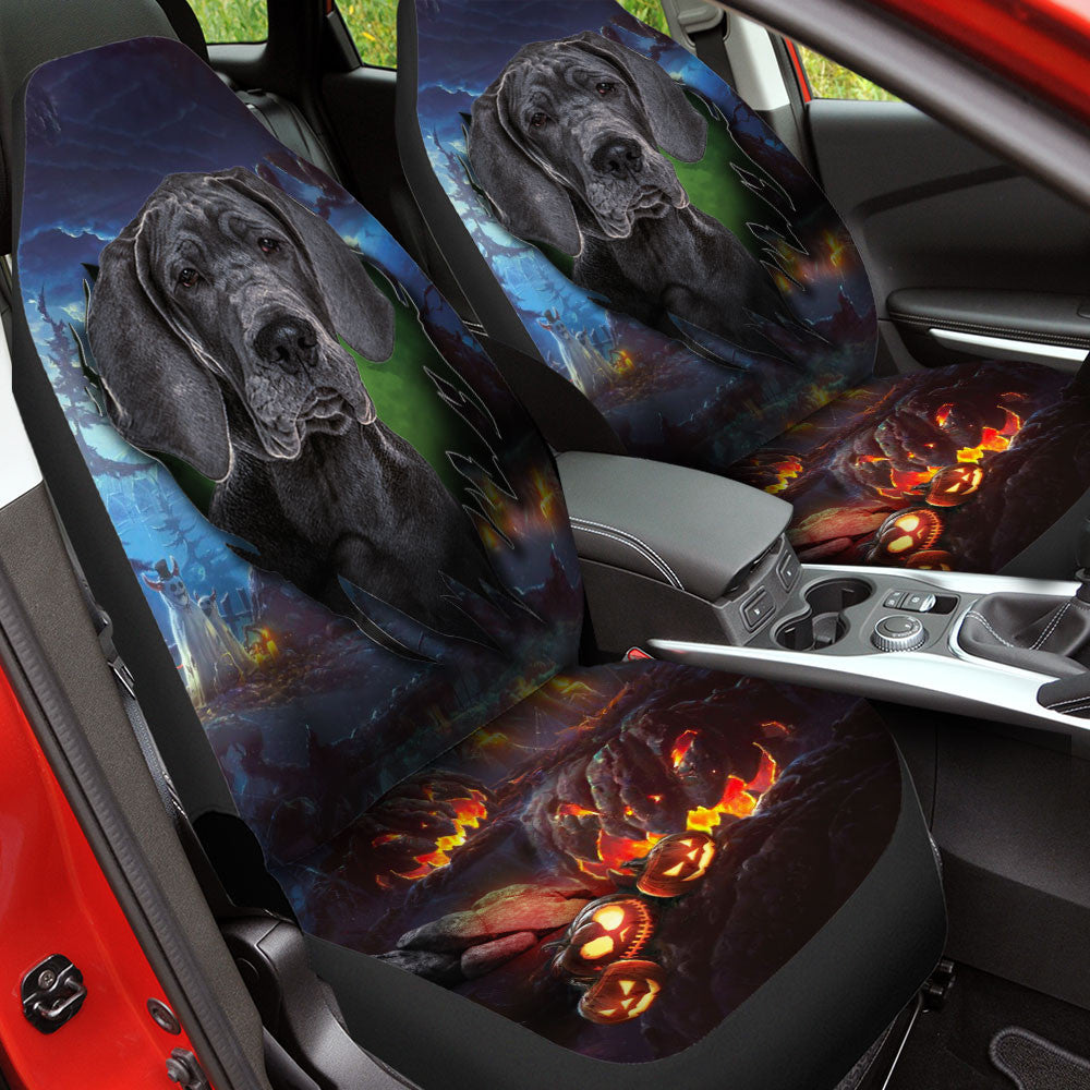 Great Dane Dog Halloween Car Seat Covers