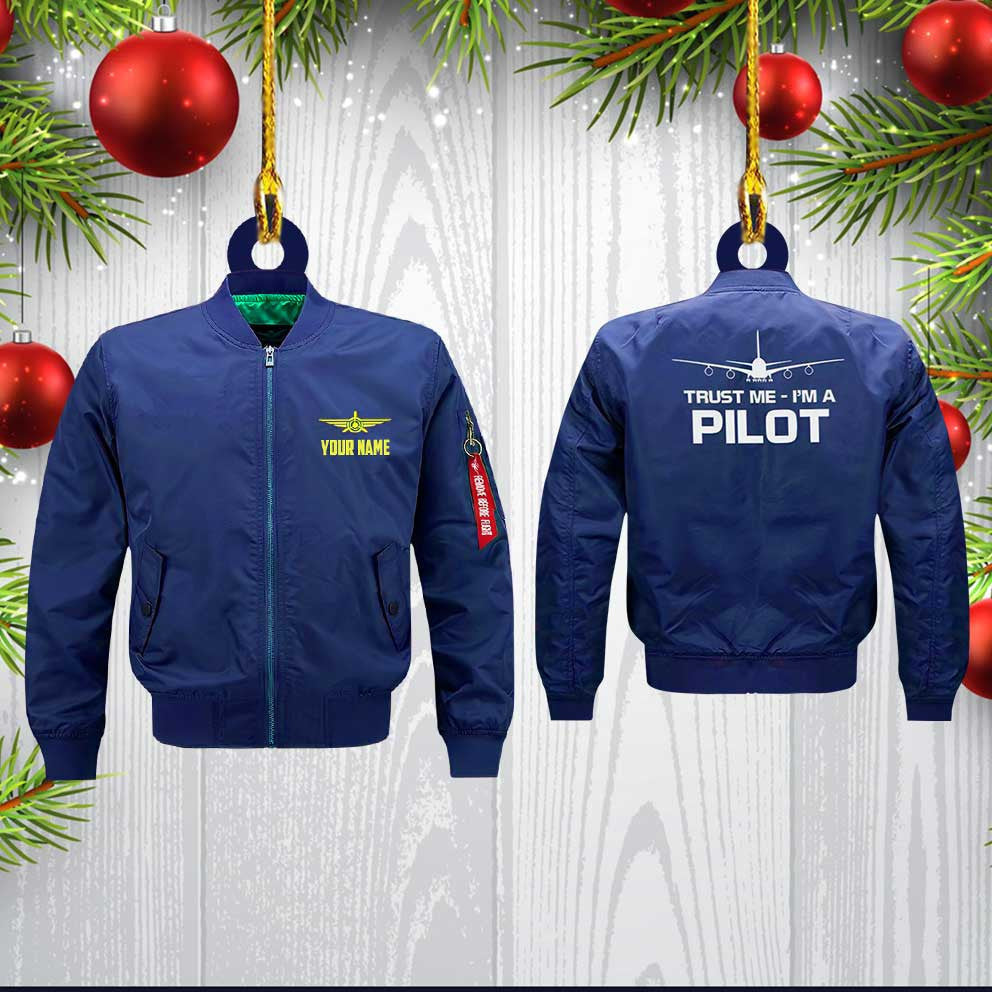 Personalized Pilot Costume Custom Shaped Acrylic Ornament for Pilot