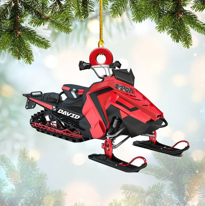 Customized Snowmobile Gloves Ornament Acrylic for Snowmobile Lovers