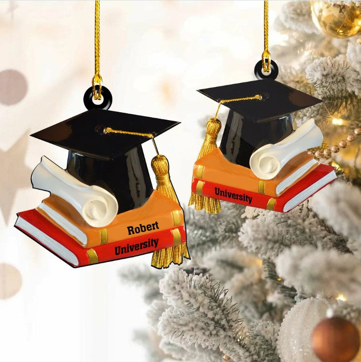 Personalized Happy Graduation Acrylic Ornament for Son and Daughter