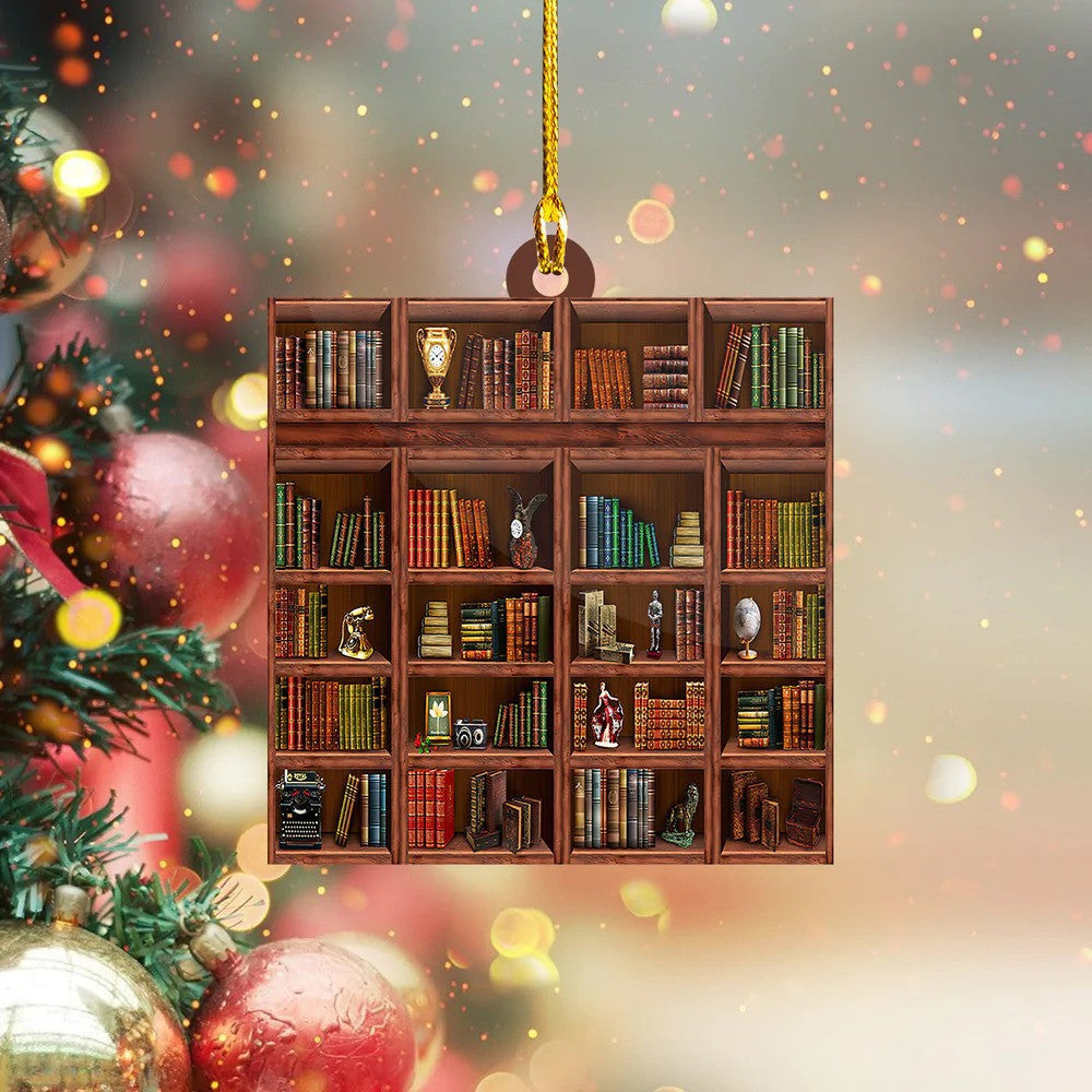 Customized Bookshelves Custom Heart Shaped Acrylic Ornament for Book Lovers