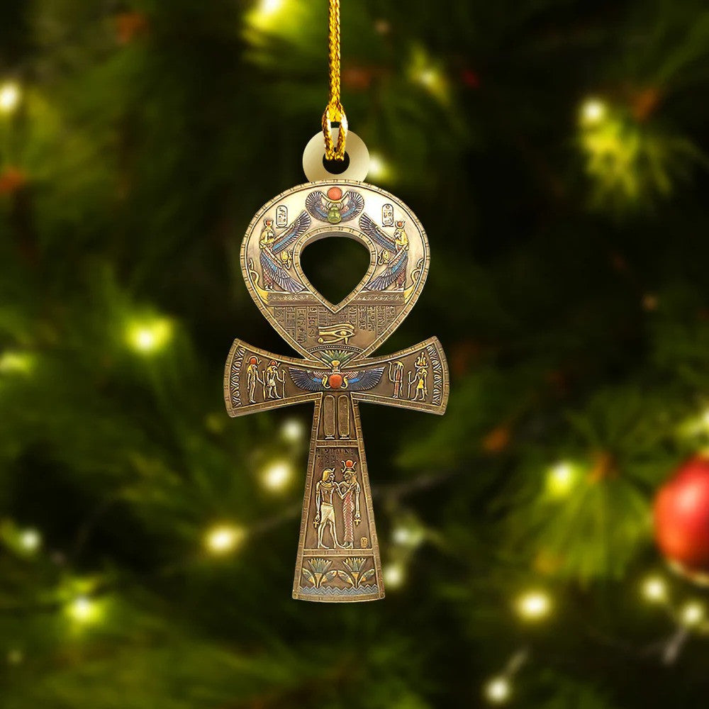 Ankh Acrylic Custom Shaped Ornament for Egypt Culture Ornament