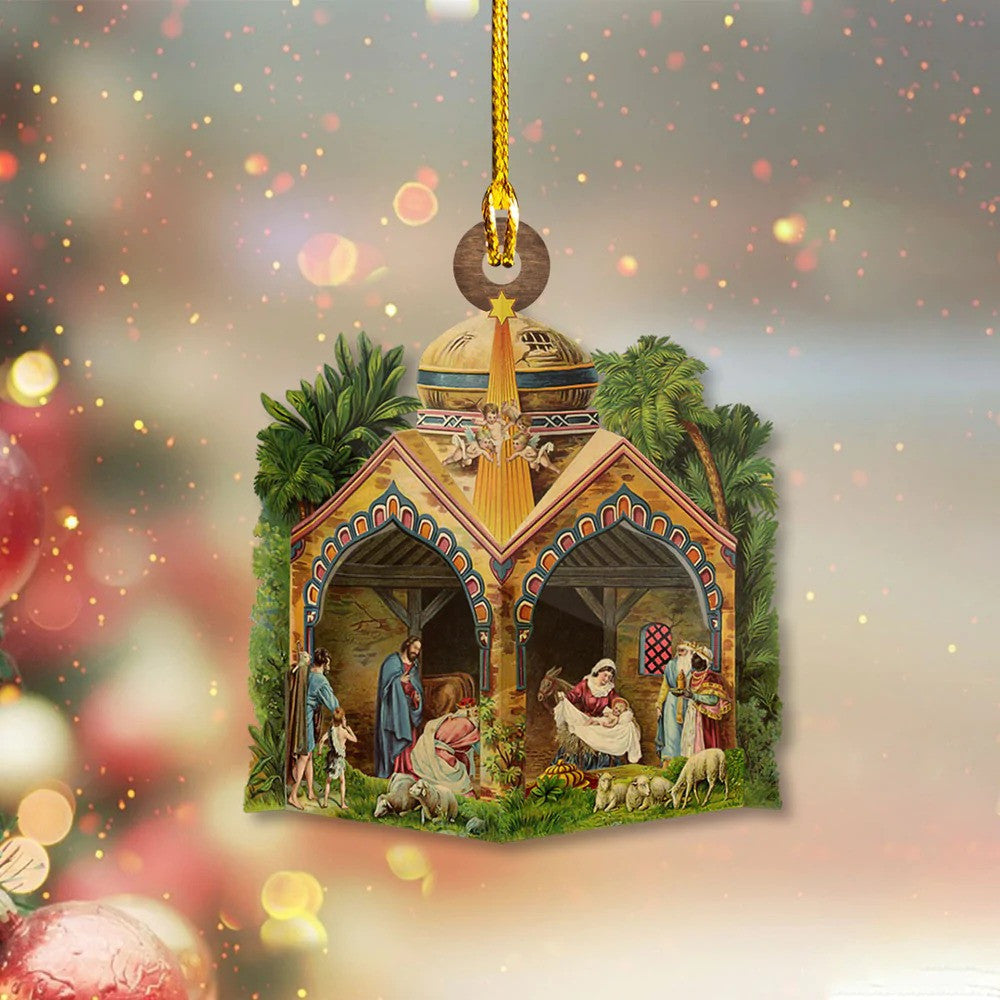 Customized Belem Christmas Ornament Custom Shaped Belem Acrylic Ornament
