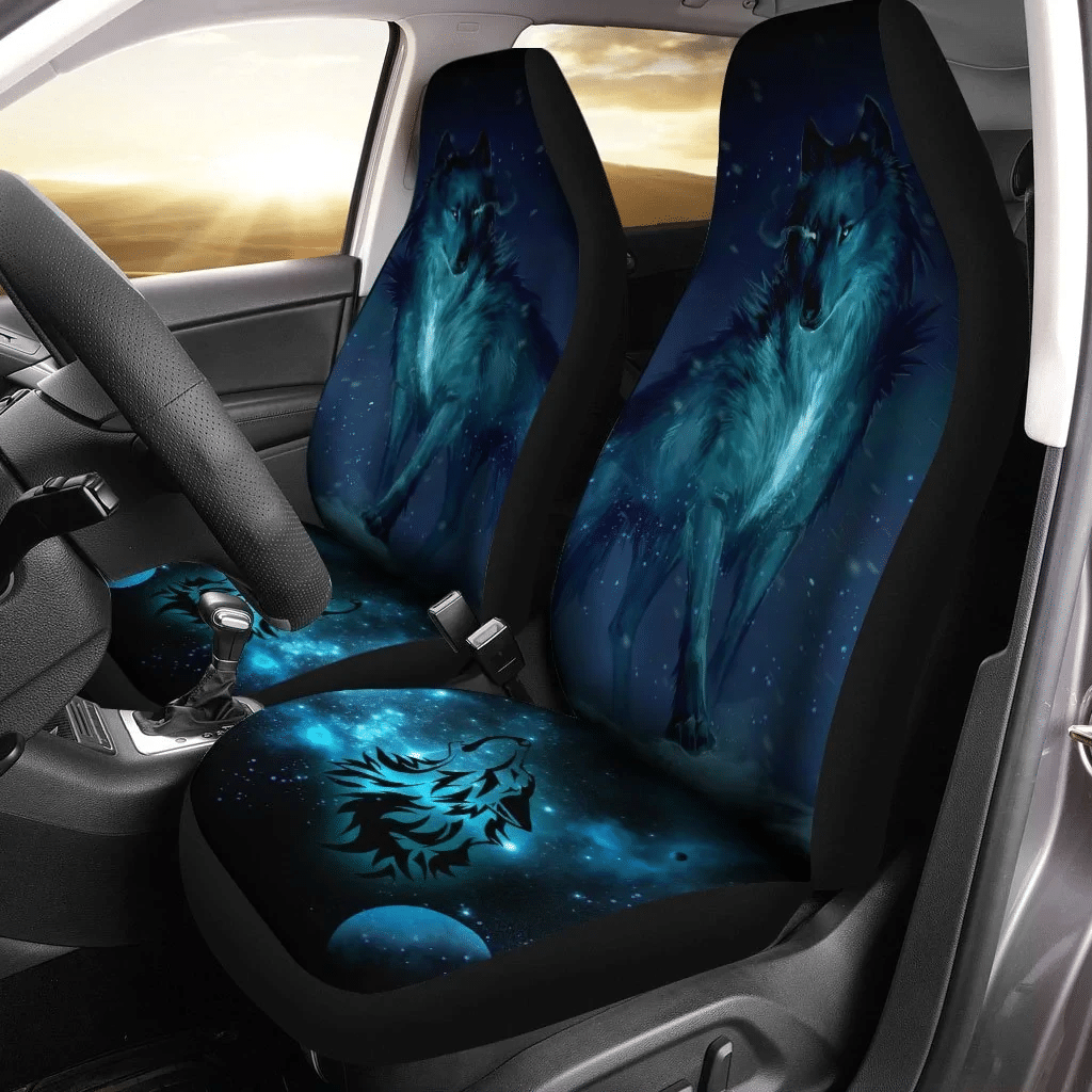 Legendary Wolf Car Seat Covers Custom Car Interior Accessories