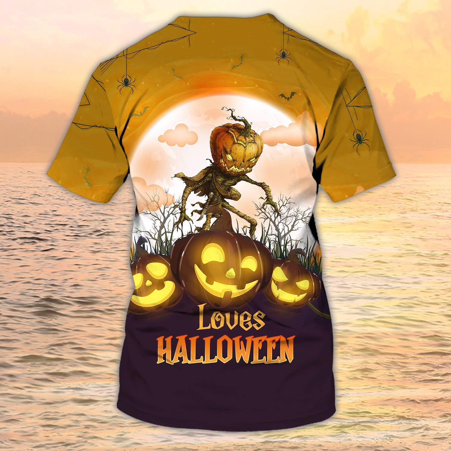 Loves Halloween T Shirt 3D Pumpkin Shirt For Halloween