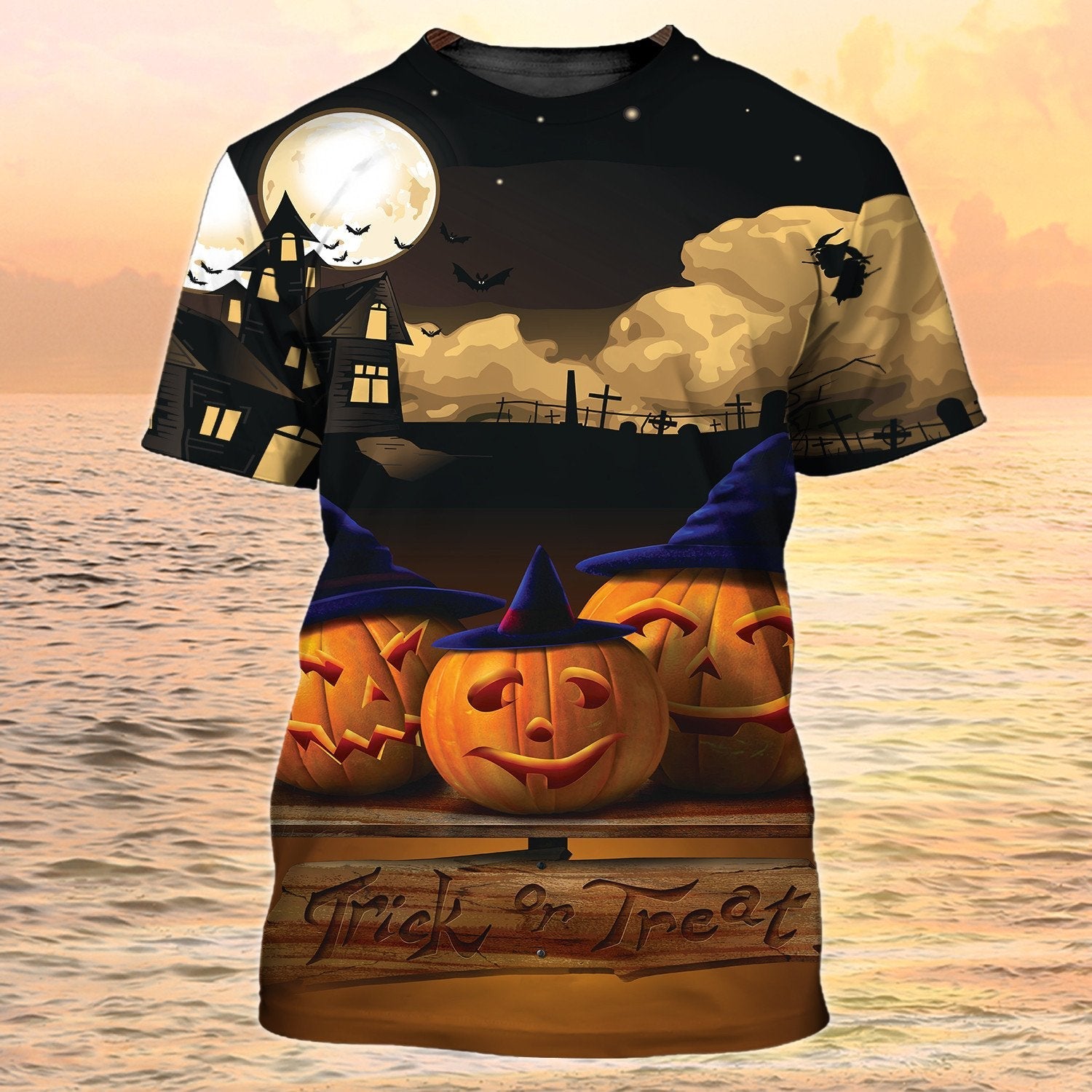 3D Trick Or Treat T Shirt Halloween Tshirt Funny Halloween Shirts
