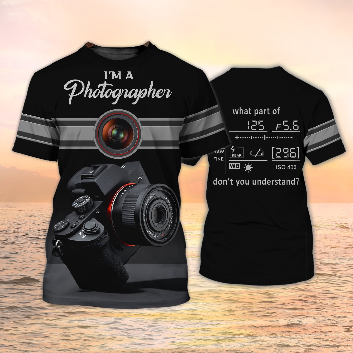 3D All Over Print Photographer Shirts I''m A Photographer Black Shirt Men Women