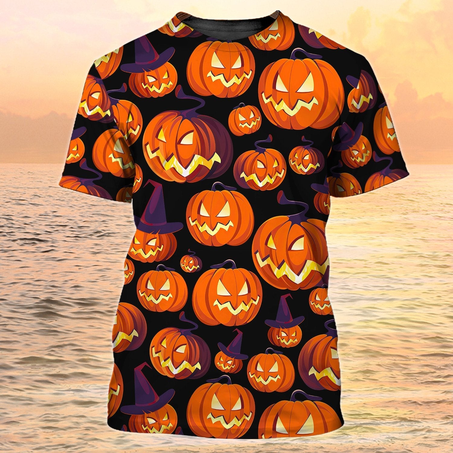 3D Full Of Pumpkin On Shirt Halloween Pumpkin Shirt Men Women