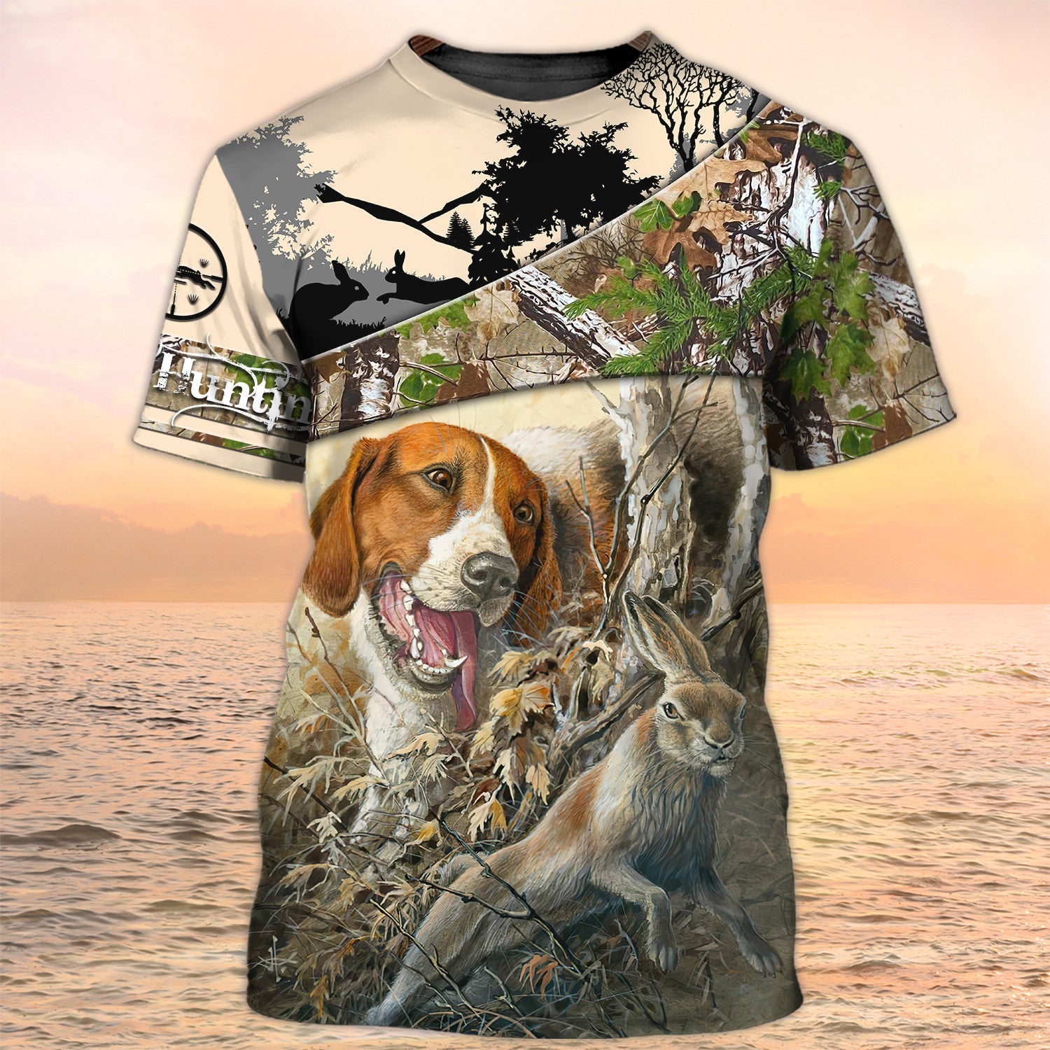 Rabbit Hunting 3d All Over Printed Shirts/ Hunting Tshirt/ Rabit HunterTshirts