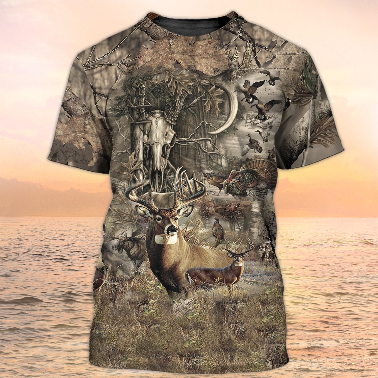 Hunting Deer T shirts/ Hunting Tshirt/ Deer Hunter Tshirts