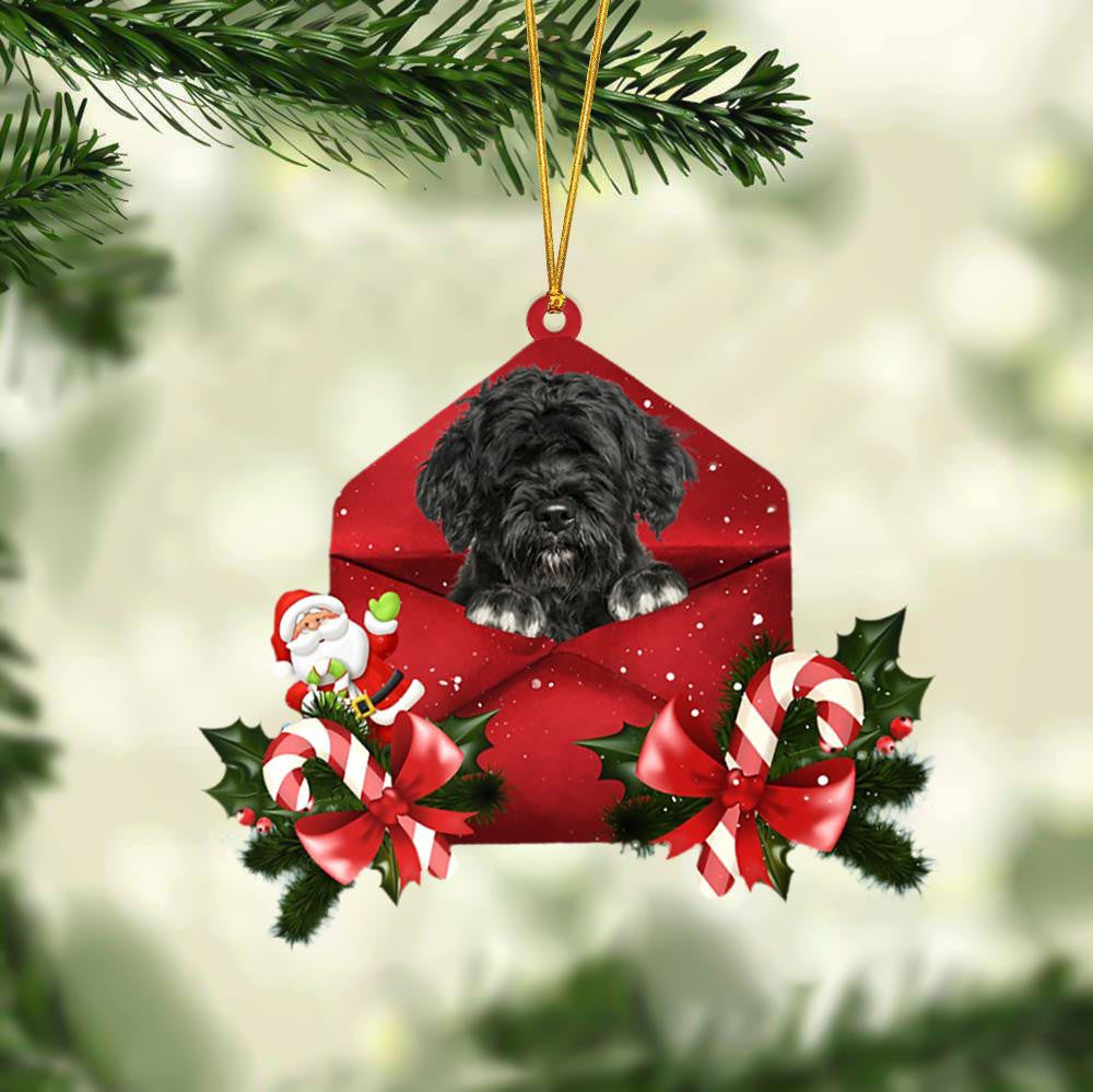 Portuguese Water Christmas Letter Shaped Ornament / Acrylic Dog Christmas Ornament Xmas Dog Gifts