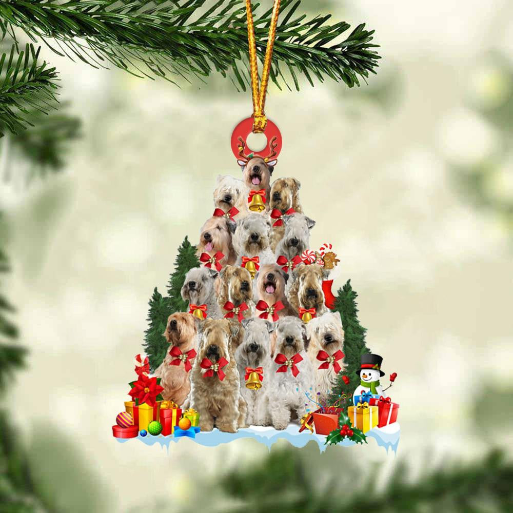 Soft Coated Wheaten Terrier Dog   Christmas Tree Ornament Dog Gifts Acrylic Ornament Dog Gifts Acrylic Ornament