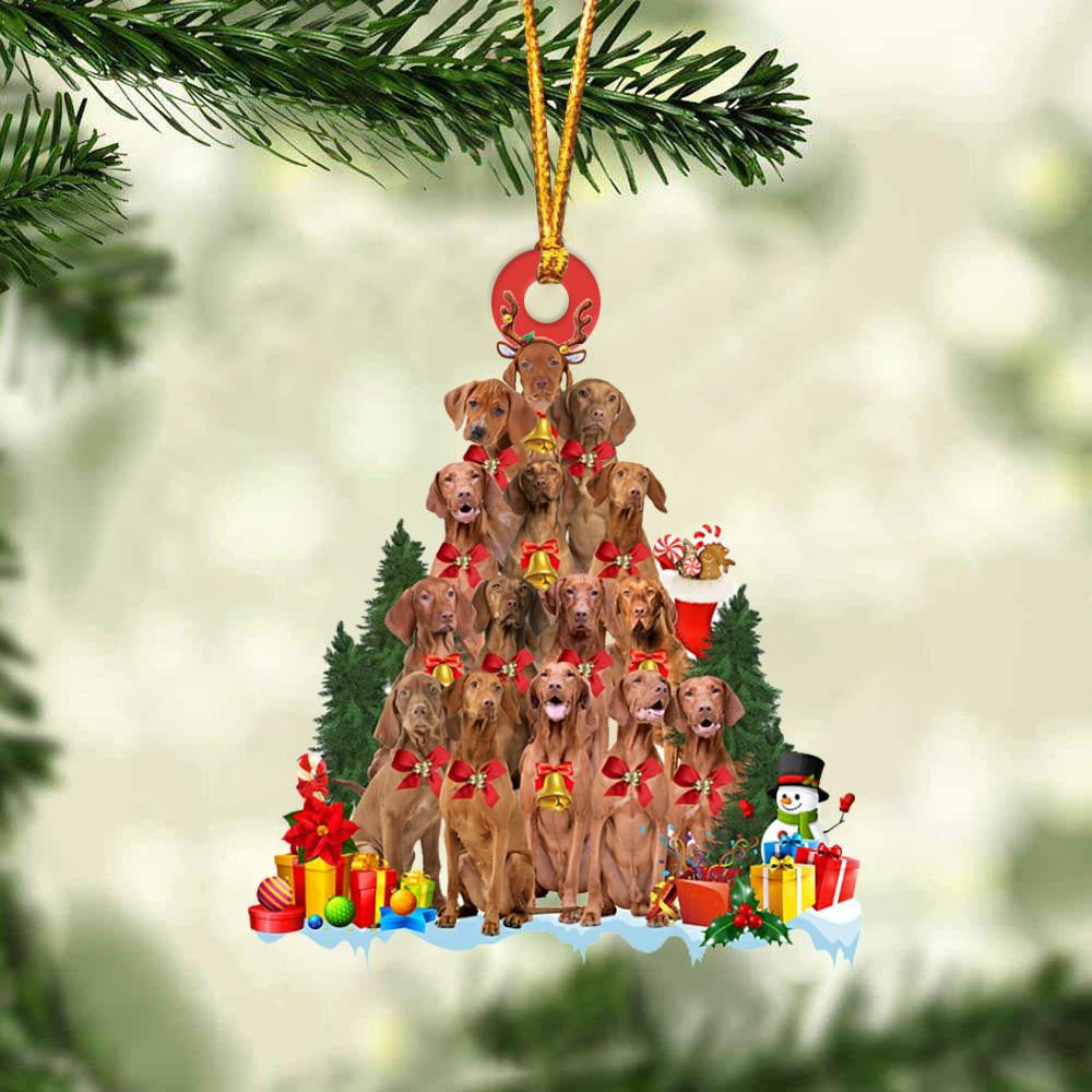 Vizsla Dog   Christmas Tree Ornament Dog Gifts Acrylic Ornament Dog Gifts Acrylic Ornament